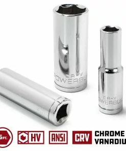 Powerbuilt 1/2 Inch Drive x 19 MM 6 Point Deep Socket - 642213 9 Powerbuilt 1/2 Inch Drive x 19 MM 6 Point Deep Socket - 642213 -Hot Sale Powerbuilt Shop 1 220dr.20deep20socket20mm20620point a 12