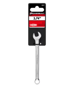 Powerbuilt 1/4 Inch Fully Polished Long Pattern SAE Combination Wrench - 640475 -Hot Sale Powerbuilt Shop 1 420 03