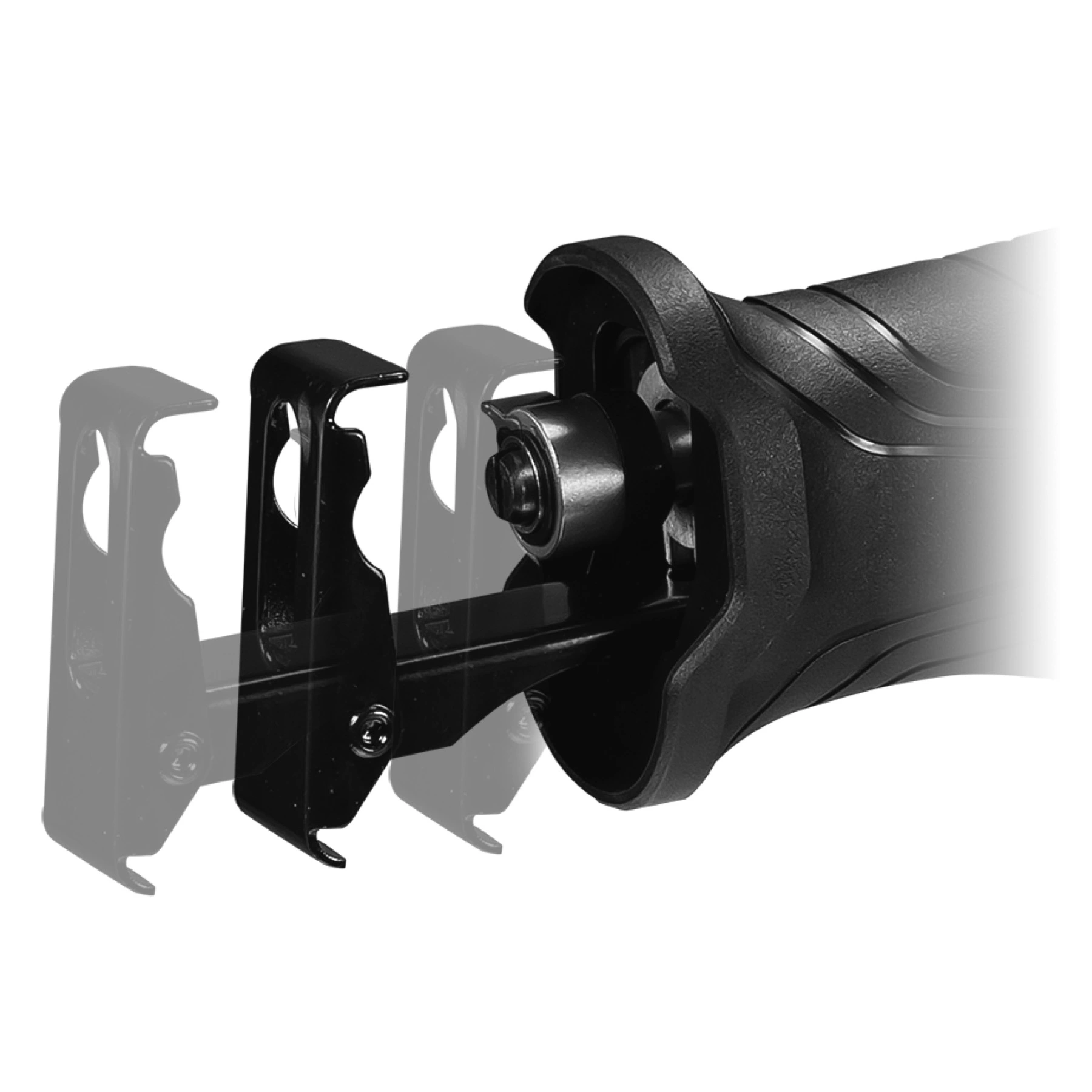 Powerbuilt 6 inch 7.5 Amp Reciprocating Saw with 2 Blades - 240121 2 Powerbuilt 6 inch 7.5 Amp Reciprocating Saw with 2 Blades - 240121 - Image 2