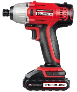 Powerbuilt 20V Lithium-Ion Cordless Impact Driver 1590 in-lbs with Case - 240132 10 Powerbuilt 20V Lithium-Ion Cordless Impact Driver 1590 in-lbs with Case - 240132 -Hot Sale Powerbuilt Shop 240132 side20view