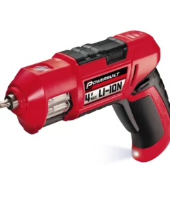 Powerbuilt 4V Cordless Rechargeable Screwdriver Revolving Bit Magazine - 240199