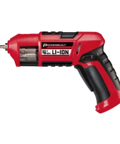 Powerbuilt 4V Cordless Rechargeable Screwdriver Revolving Bit Magazine - 240199 -Hot Sale Powerbuilt Shop 24019920straight