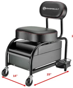 Powerbuilt Professional Detailer Roller Seat - 240299 -Hot Sale Powerbuilt Shop 240299 dim
