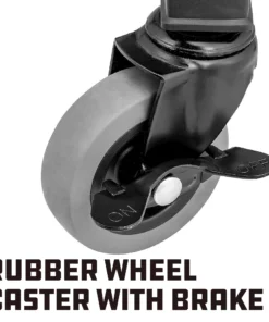 Powerbuilt 330-LBS Padded Rolling Shop Seat with Lumbar Support - 240338 11 Powerbuilt 330-LBS Padded Rolling Shop Seat with Lumbar Support - 240338 -Hot Sale Powerbuilt Shop 240338 04