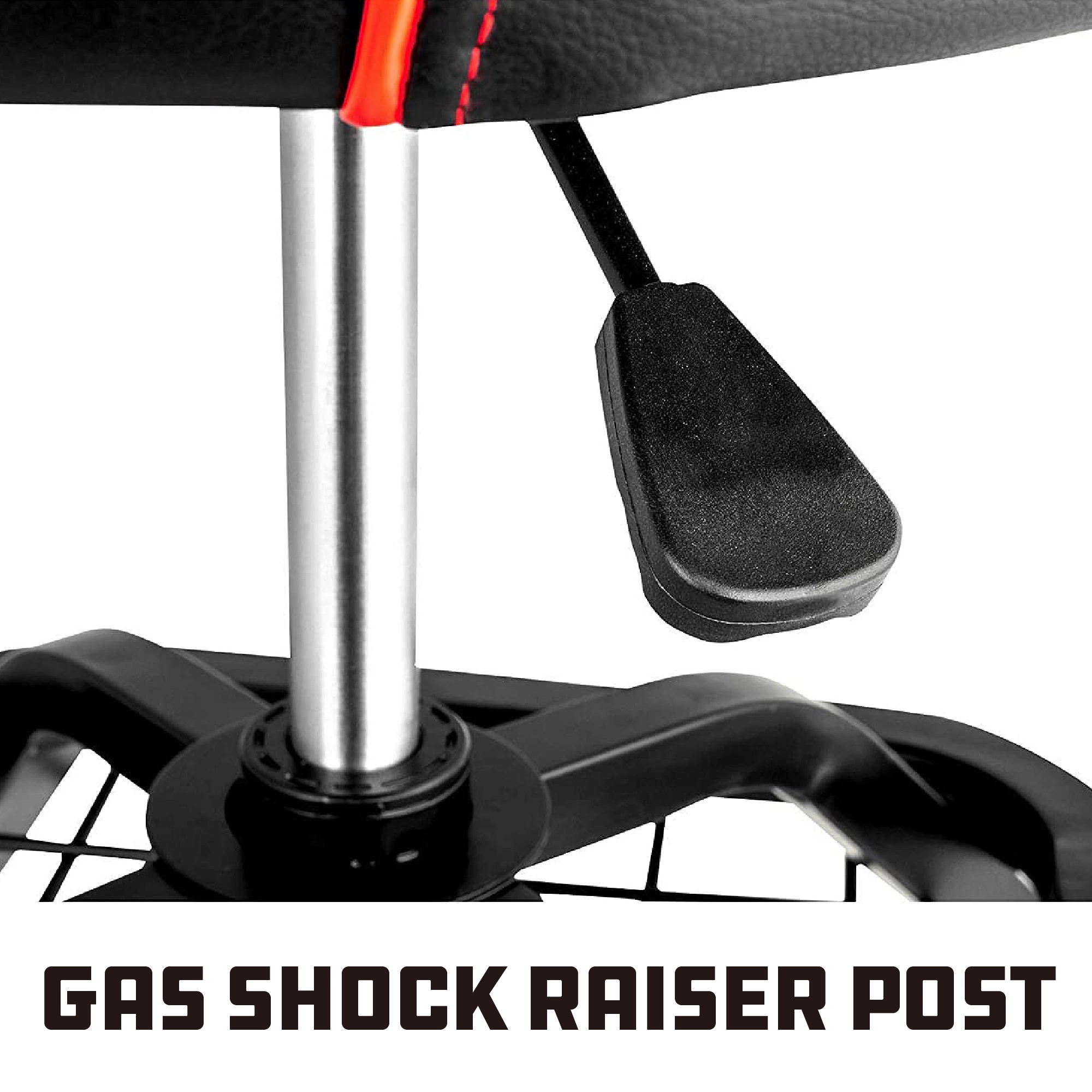 Powerbuilt 330-LBS Padded Rolling Shop Seat with Lumbar Support - 240338 6 Powerbuilt 330-LBS Padded Rolling Shop Seat with Lumbar Support - 240338 - Image 6