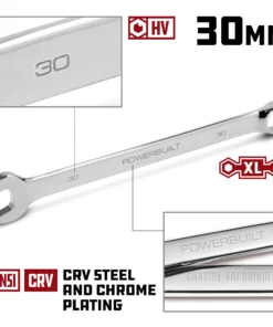 Powerbuilt 30 MM Fully Polished Long Pattern Metric Combination Wrench - 641687 -Hot Sale Powerbuilt Shop 30mm 02