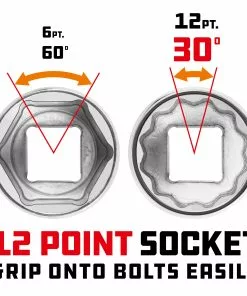 Powerbuilt 3/4 Inch Drive x 1-5/8 Inch 12 Point Shallow Socket - 643212 6 Powerbuilt 3/4 Inch Drive x 1-5/8 Inch 12 Point Shallow Socket - 643212 -Hot Sale Powerbuilt Shop 3 420in20dr.20socket 04 6