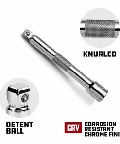 Powerbuilt 3/8 Inch Drive 6 Inch Wobble Extension Bar - 640850 -Hot Sale Powerbuilt Shop 62020wobble20ext 1