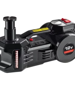 Powerbuilt 1 Ton 12V Electric Floor Jack with Built In Tire Inflator - 620484