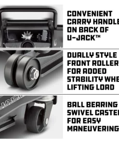 Powerbuilt 2 Ton U-Jack Floor Jack - 620516 9 Powerbuilt 2 Ton U-Jack Floor Jack - 620516 -Hot Sale Powerbuilt Shop 620516 03