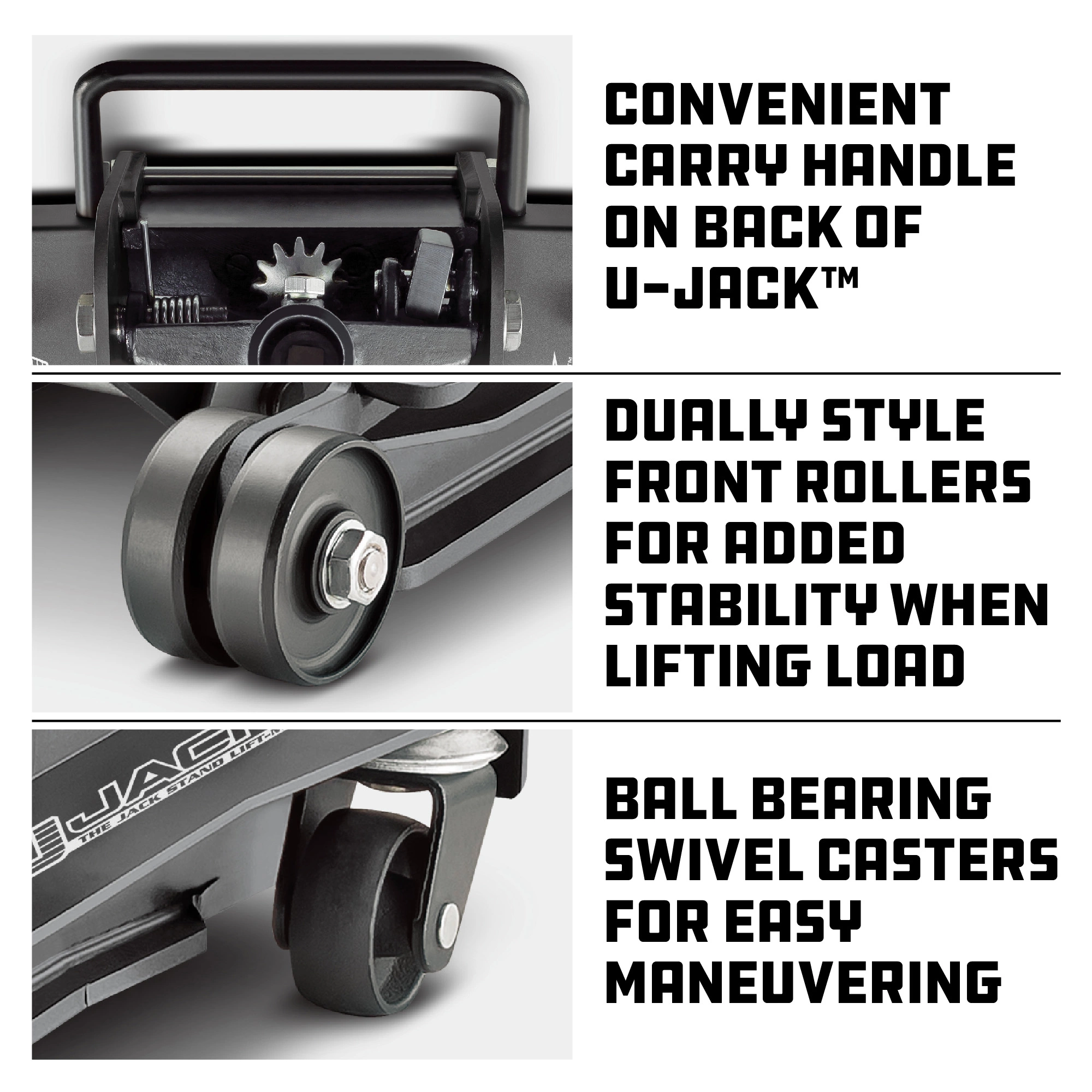 Powerbuilt 2 Ton U-Jack Floor Jack - 620516 3 Powerbuilt 2 Ton U-Jack Floor Jack - 620516 - Image 3