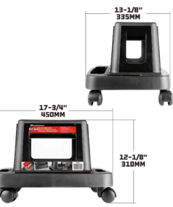 Powerbuilt Sturdy Heavy Duty Injection Rolling Storage Tray Work Seat - 620526 -Hot Sale Powerbuilt Shop 620526 06