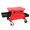 Powerbuilt Heavy Duty Compact Rolling Seat with Storage Trays - 240283