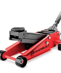 Powerbuilt 3 Ton Garage Jack, Dual Piston Pump Lift Range from 4-3/4" to 18"