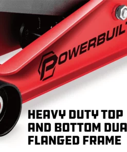 Powerbuilt 3 Ton Garage Jack, Dual Piston Pump Lift Range from 4-3/4" to 18" -Hot Sale Powerbuilt Shop 620588 06
