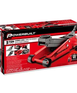 Powerbuilt 3 Ton Garage Jack, Dual Piston Pump Lift Range from 4-3/4" to 18" -Hot Sale Powerbuilt Shop 620588 07