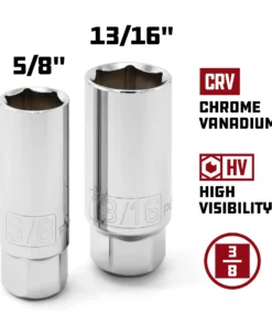 Powerbuilt 4 Pc. 3/8 in. Drive Ratchet and Spark Plug Socket Set - 640057 -Hot Sale Powerbuilt Shop 640057 04