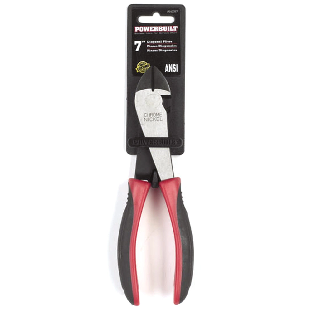 Powerbuilt 7 Inch Diagonal Pliers - 640387 4 Powerbuilt 7 Inch Diagonal Pliers - 640387 - Image 4
