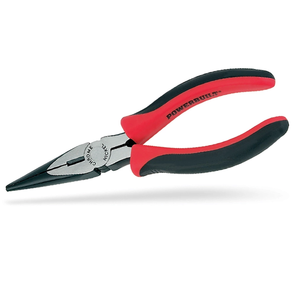 Powerbuilt 6 Inch Long Nose Pliers - 640392 1 Powerbuilt 6 Inch Long Nose Pliers - 640392