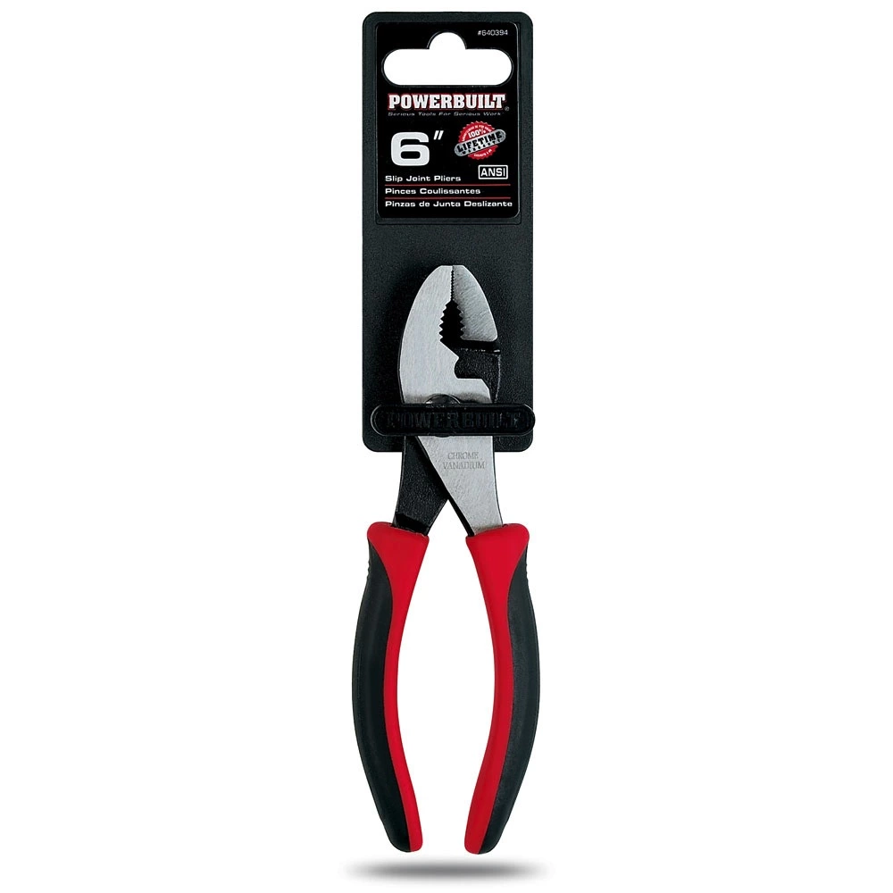 Powerbuilt 6 Inch Slip Joint Pliers - 640394 5 Powerbuilt 6 Inch Slip Joint Pliers - 640394 - Image 5
