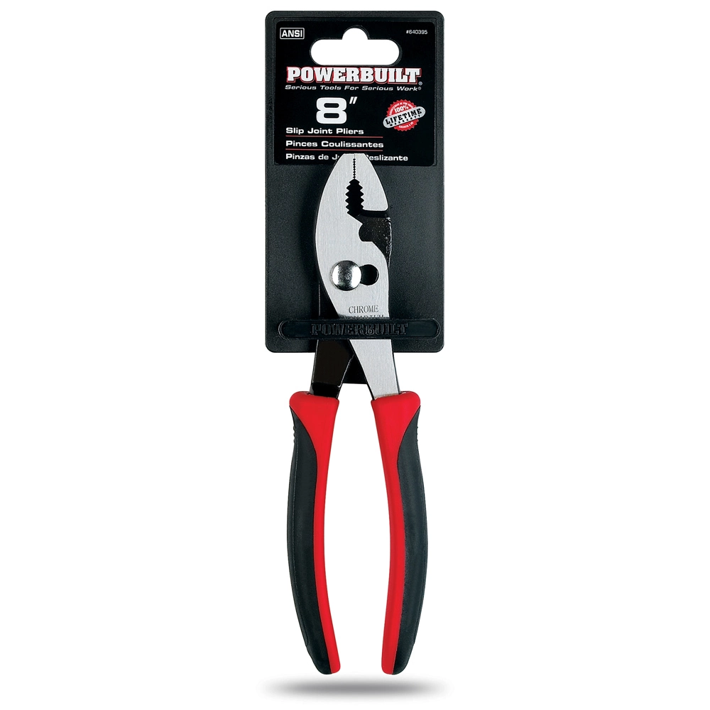 Powerbuilt 8 Inch Slip Joint Pliers - 640395 5 Powerbuilt 8 Inch Slip Joint Pliers - 640395 - Image 5