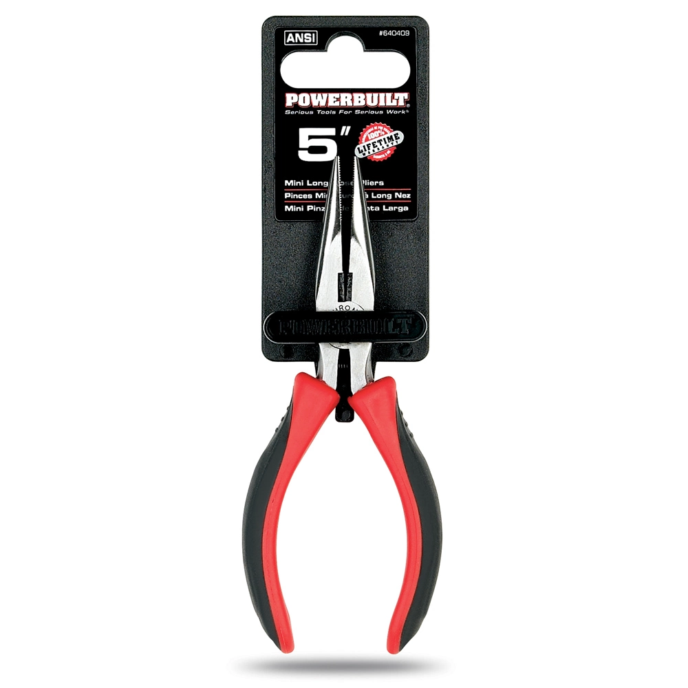 Powerbuilt 5 Inch Mini Long Nose Pliers - 640409 5 Powerbuilt 5 Inch Mini Long Nose Pliers - 640409 - Image 5