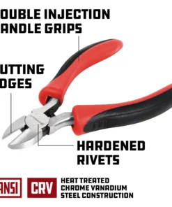 Powerbuilt 4 Inch Mini Diagonal Pliers - 640412 -Hot Sale Powerbuilt Shop 640412 03