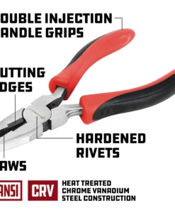 Powerbuilt 4-1/2 Inch Mini Linesman Pliers - 640413 -Hot Sale Powerbuilt Shop 640413 03