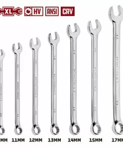 Powerbuilt 7 Piece Metric Long Pattern Combination Wrench Set - 640437 -Hot Sale Powerbuilt Shop 640437 a