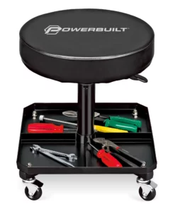 Powerbuilt Rolling Brake Stool - 640834