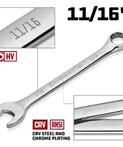 Powerbuilt 11/16 Inch Fully Polished SAE Combination Wrench - 640894 10 Powerbuilt 11/16 Inch Fully Polished SAE Combination Wrench - 640894 -Hot Sale Powerbuilt Shop 640894 11 1620 02