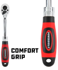 Powerbuilt 1/4 Inch by 3/8 Inch Dual Drive Extended Ratchet - 940926 -Hot Sale Powerbuilt Shop 640926 05