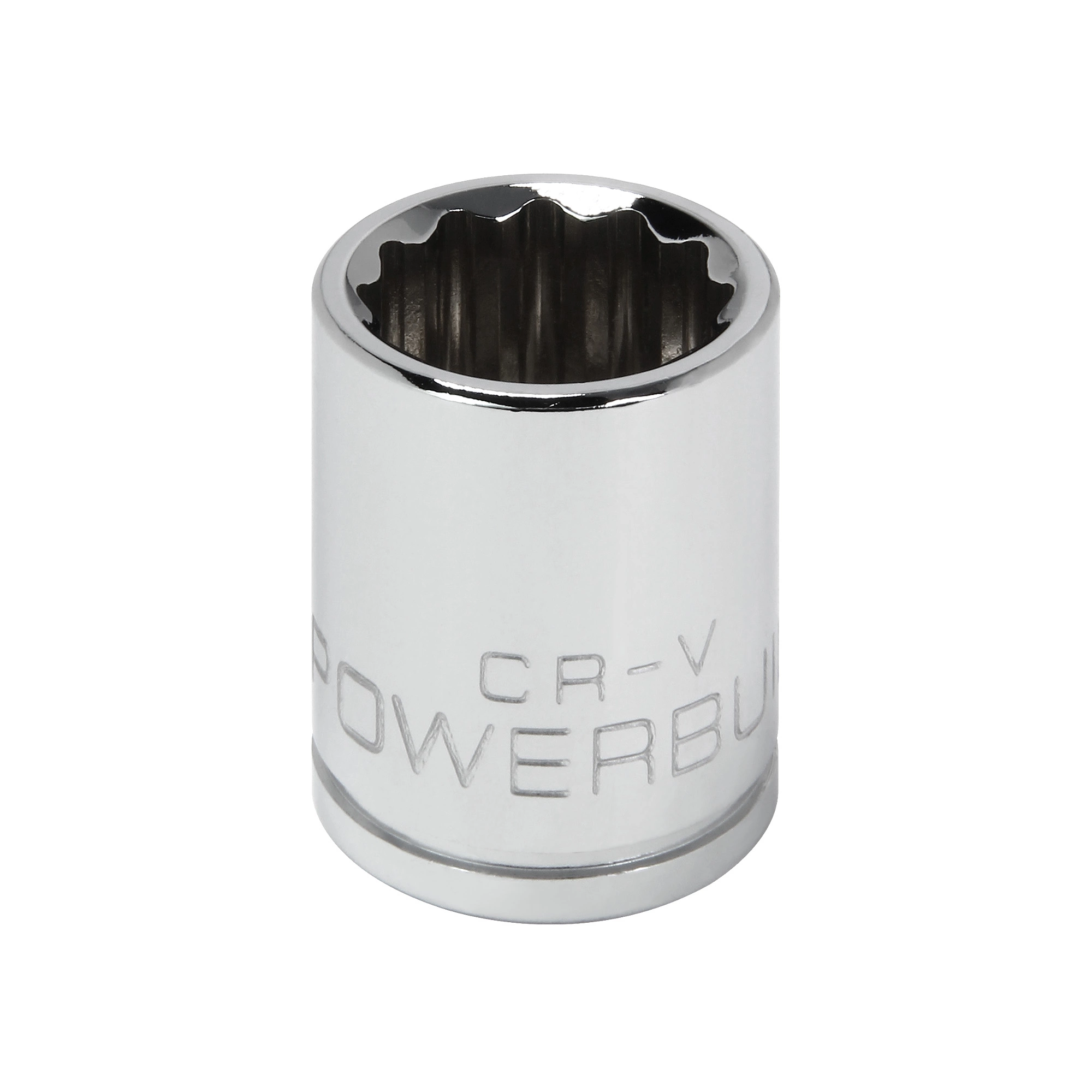 Powerbuilt 3/8 Inch Drive x 5/8 Inch 12 Point Shallow Socket - 641006 1 Powerbuilt 3/8 Inch Drive x 5/8 Inch 12 Point Shallow Socket - 641006