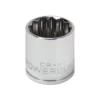 Powerbuilt 3/8 Inch Drive x 13/16 Inch 12 Point Shallow Socket - 641009