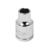Powerbuilt 3/8 Inch Drive x 8 MM 12 Point Shallow Socket - 641013