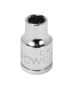 Powerbuilt 3/8 Inch Drive x 8 MM 12 Point Shallow Socket - 641013