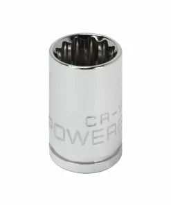 Powerbuilt 3/8 Inch Drive x 12 MM 12 Point Shallow Socket - 641017