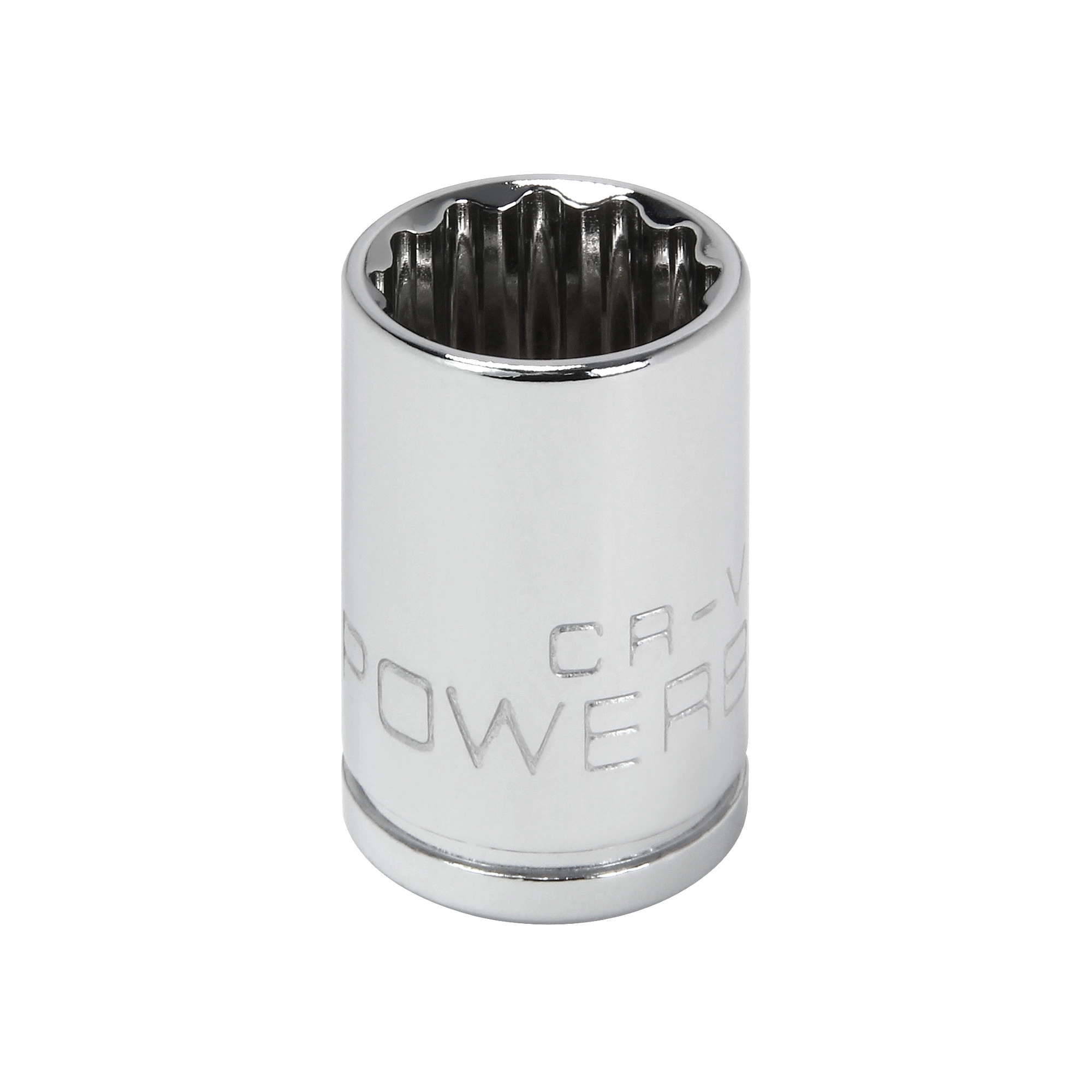 Powerbuilt 3/8 Inch Drive x 13 MM 12 Point Shallow Socket - 641018 1 Powerbuilt 3/8 Inch Drive x 13 MM 12 Point Shallow Socket - 641018