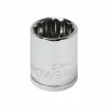 Powerbuilt 3/8 Inch Drive x 16 MM 12 Point Shallow Socket - 641021
