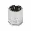 Powerbuilt 3/8 Inch Drive x 17 MM 12 Point Shallow Socket - 641022