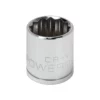 Powerbuilt 3/8 Inch Drive x 18 MM 12 Point Shallow Socket - 641023