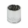 Powerbuilt 3/8 Inch Drive x 21 MM 12 Point Shallow Socket - 641025