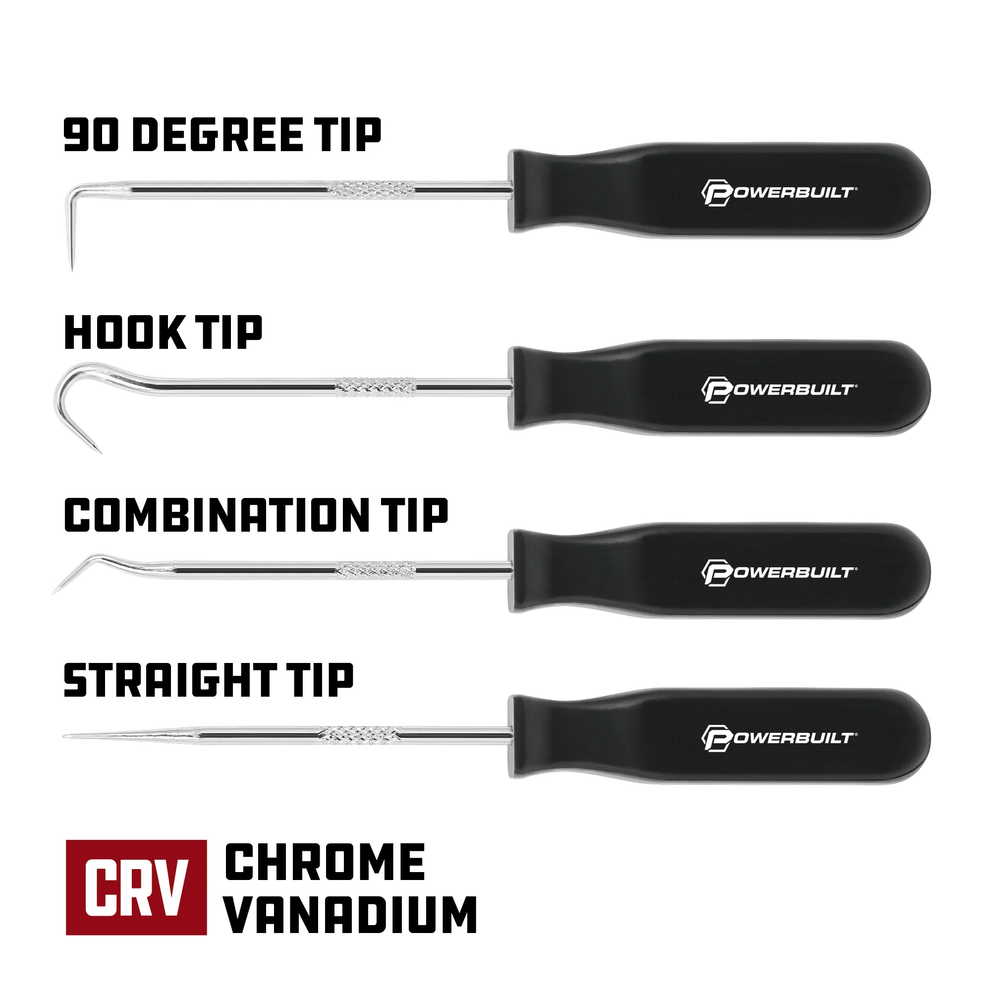 Powerbuilt 4 Pc Pick And Seal Kit - 641134 2 Powerbuilt 4 Pc Pick And Seal Kit - 641134 - Image 2