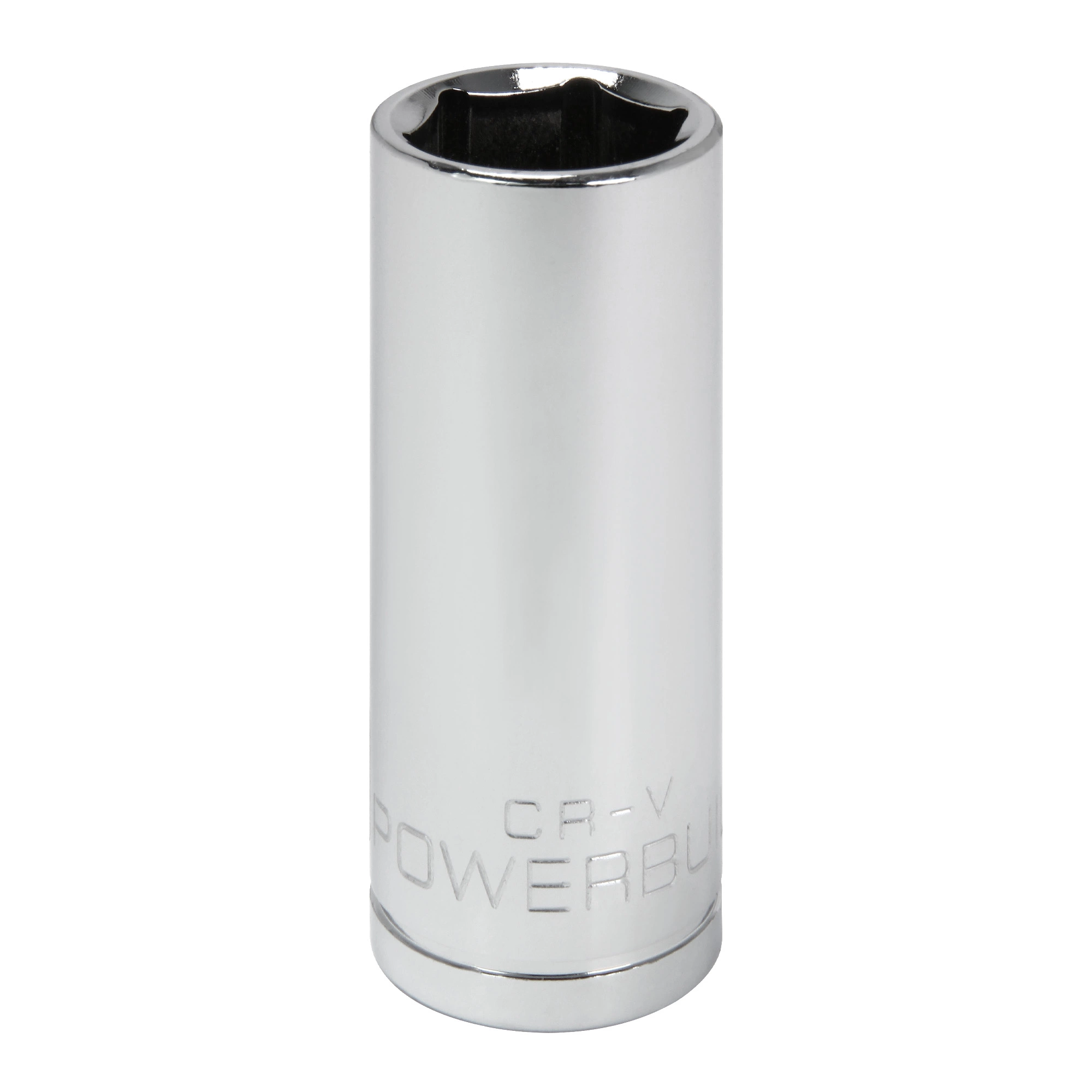Powerbuilt 3/8 Inch Drive x 11/16 Inch 6 Point Deep Socket - 641205 1 Powerbuilt 3/8 Inch Drive x 11/16 Inch 6 Point Deep Socket - 641205
