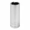 Powerbuilt 3/8 Inch Drive x 17 MM 6 Point Deep Socket - 641217