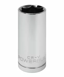 Powerbuilt 3/8 in. Drive x 21mm 6 Point Deep Socket 21 mm - 641220