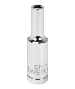 Powerbuilt 3/8 Inch Drive x 6 MM 6 Point Deep Socket - 641224