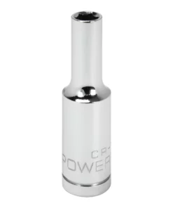Powerbuilt 3/8 Inch Drive x 7 MM 6 Point Deep Socket - 641225