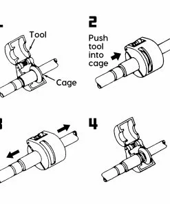 Powerbuilt 4 Pc. A/C Spring Lock Coupling Tool - 641290 -Hot Sale Powerbuilt Shop 641290 04