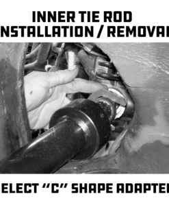 Powerbuilt 8 Pc. Inner Tie Rod Service Set - 641449 -Hot Sale Powerbuilt Shop 641449 04